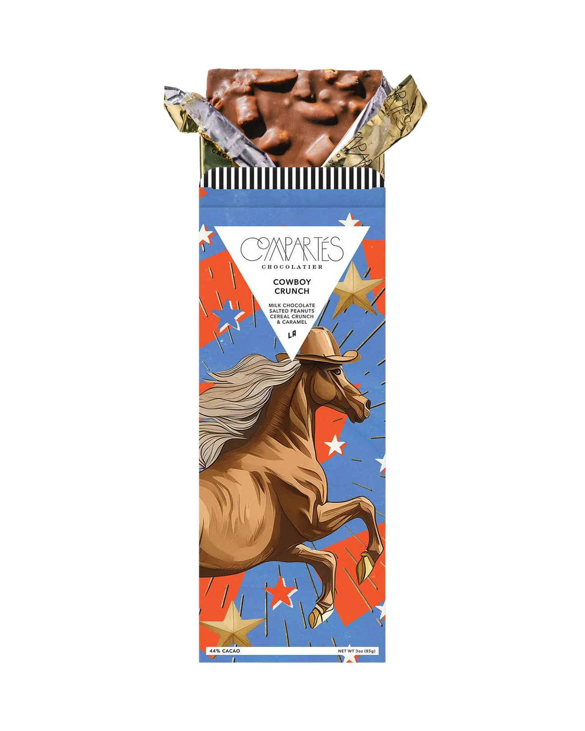 Compartés Cowboy Crunch Milk Chocolate Bar