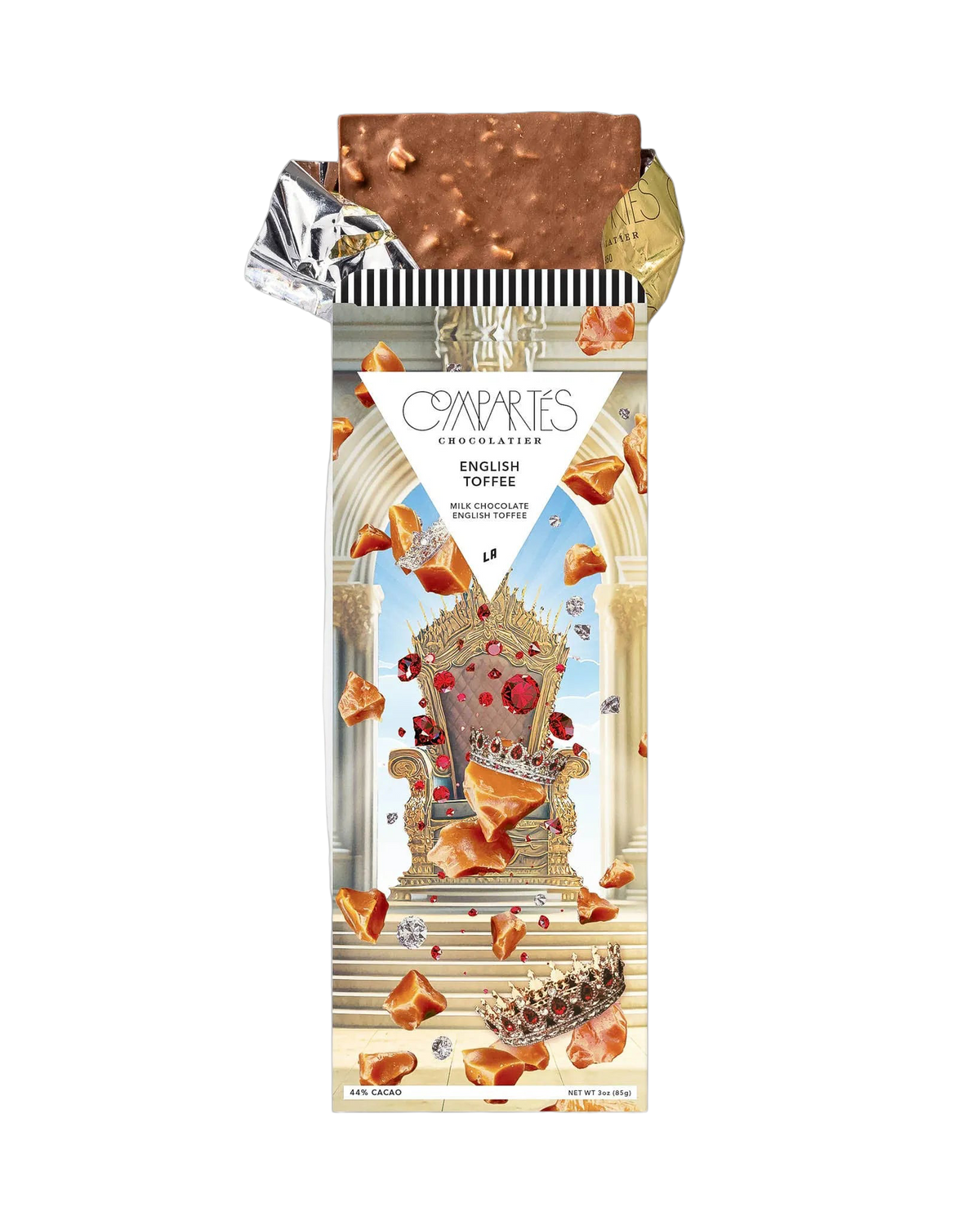 Compartés English Toffee Milk Chocolate Bar