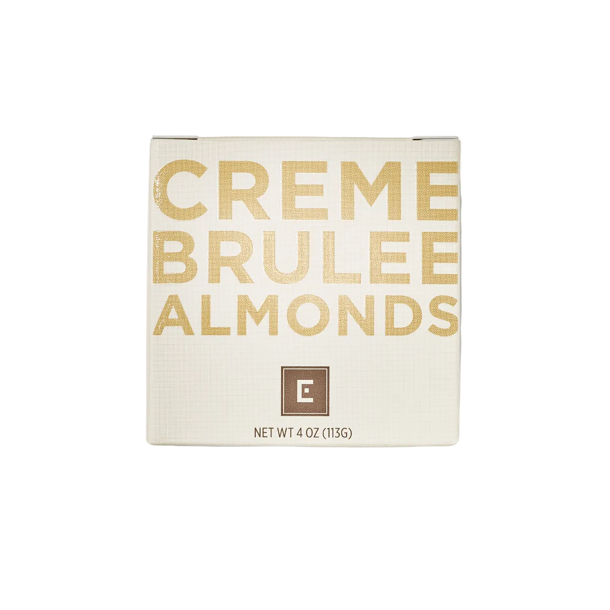 Christopher Elbow creme brulee almonds box front
