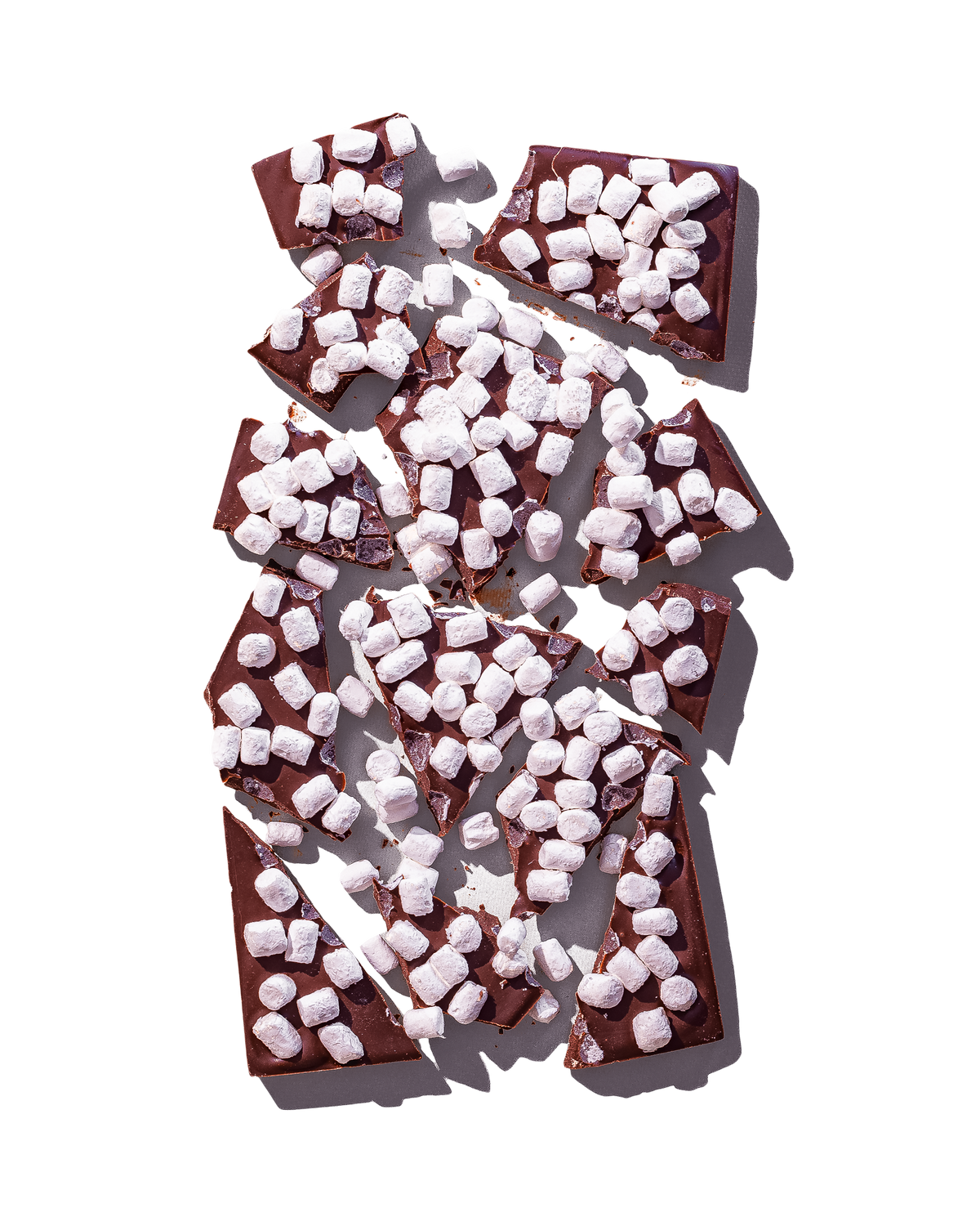 Compartés Hot Cocoa Marshmallow dark chocolate bar topped with mini marshmallows