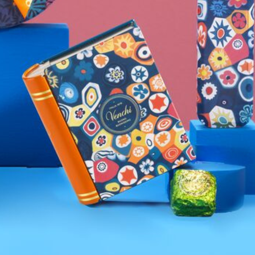 Venchi Murrine Mini Book chocolate assortment