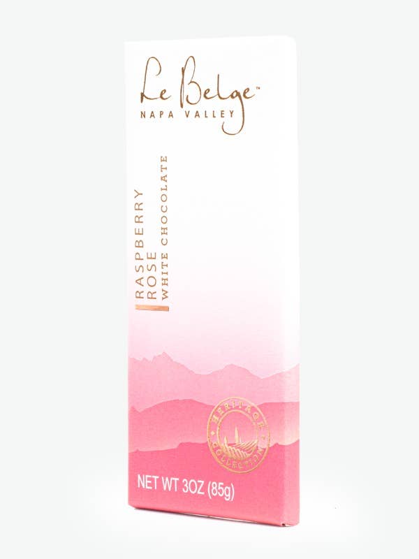 Raspberry Rose White Choco Bar