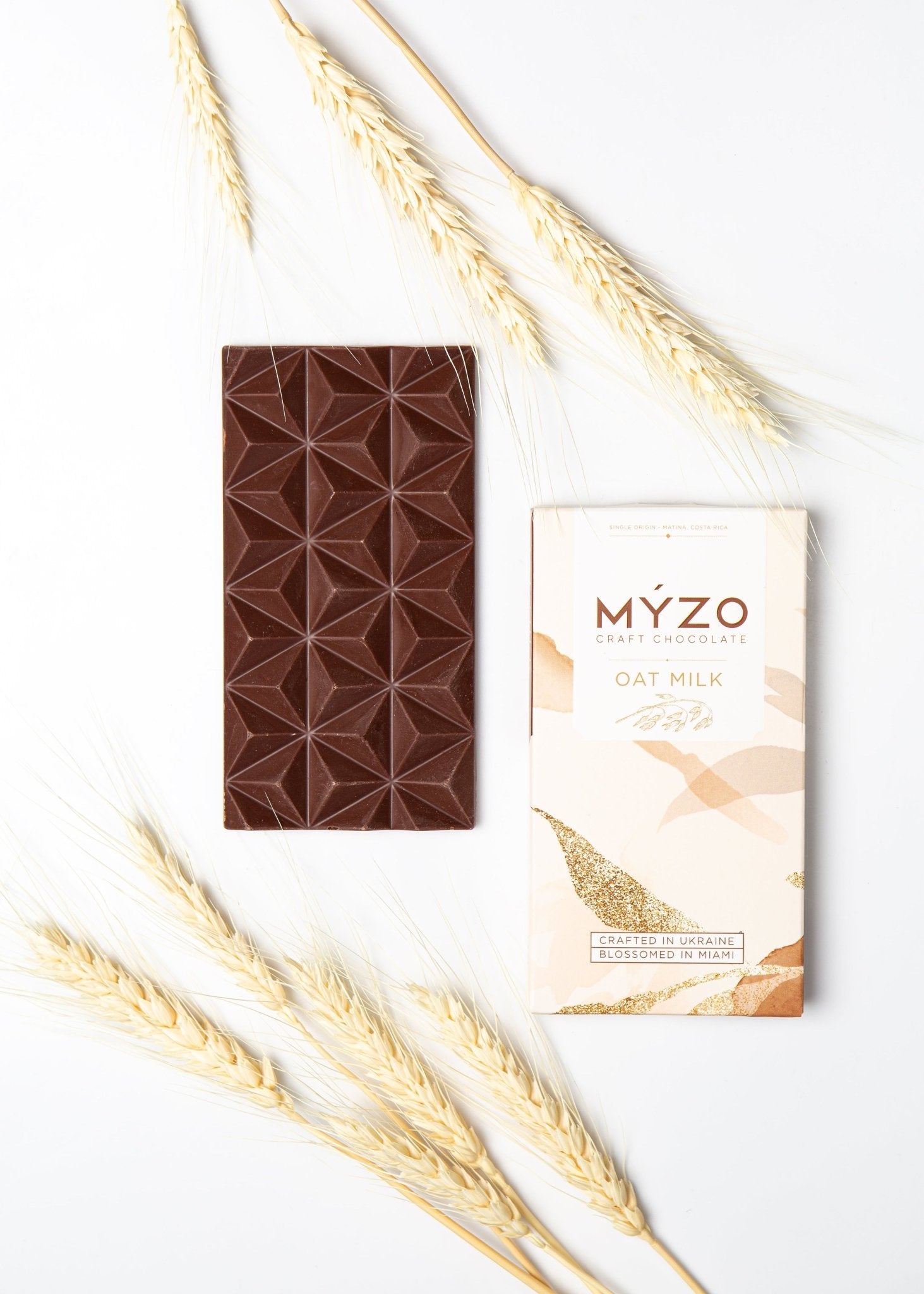 MYZO 48% Oat Milk Chocolate Bar alternate product view 3
