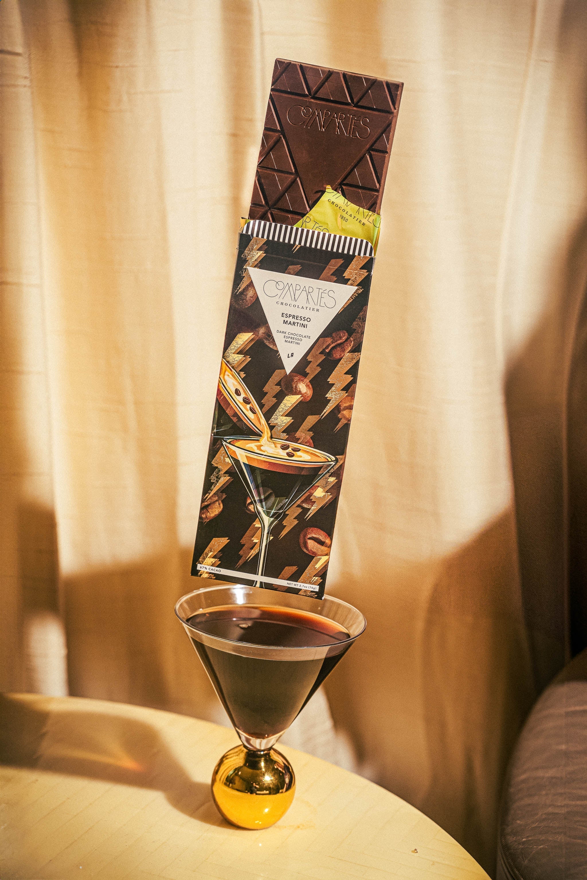 Compartés Espresso Martini Dark Chocolate Bar alternate product view 2