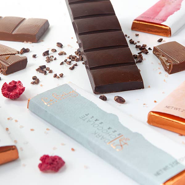Le Belge Signature 54% Sea Salt Dark Chocolate Bar alternate product view 1