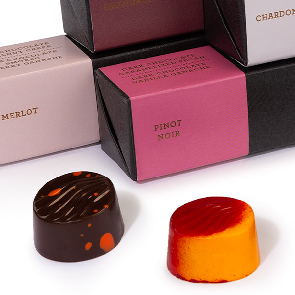 Le Belge wine pairing truffle assortment