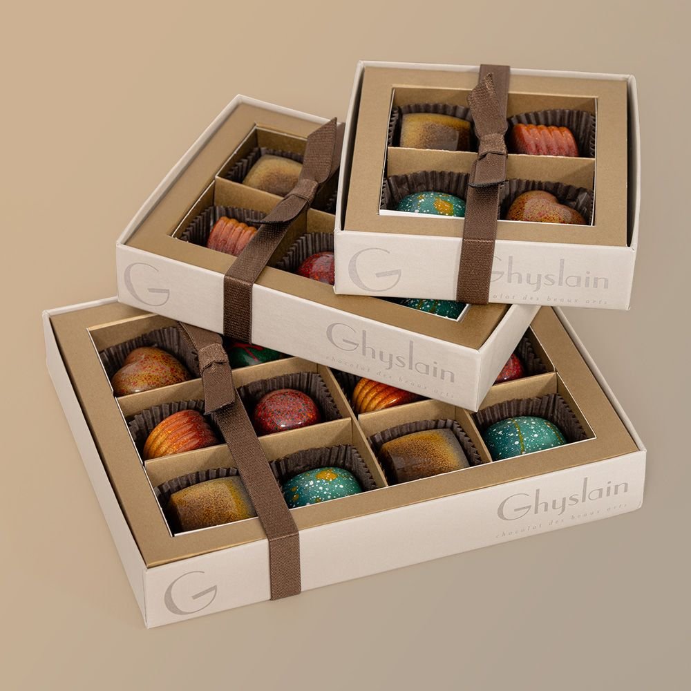 Ghyslain fall chocolate window box collection