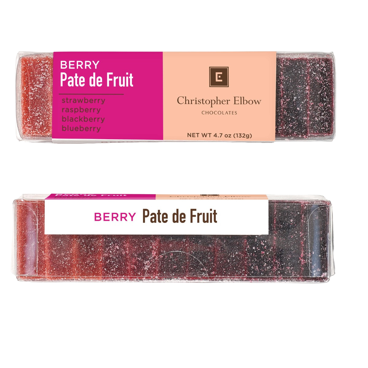 Christopher Elbow Berry Pâte de Fruit Collection on transparent background