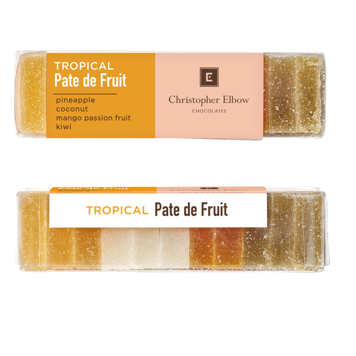 Christopher Elbow Tropical Pâte de Fruit Collection on transparent background