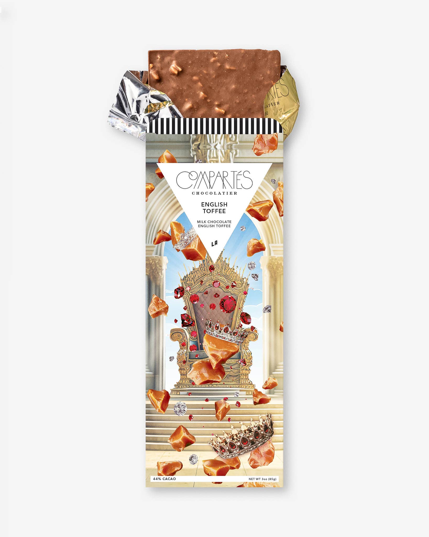 Compartés English Toffee Milk Chocolate Bar