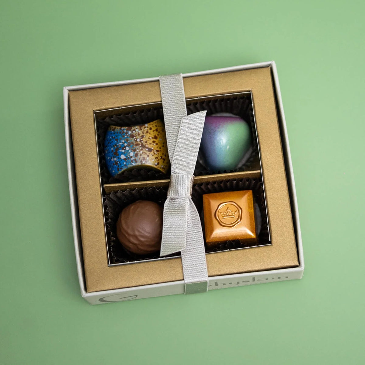 Ghyslain Le Montage 4-piece chocolate window box