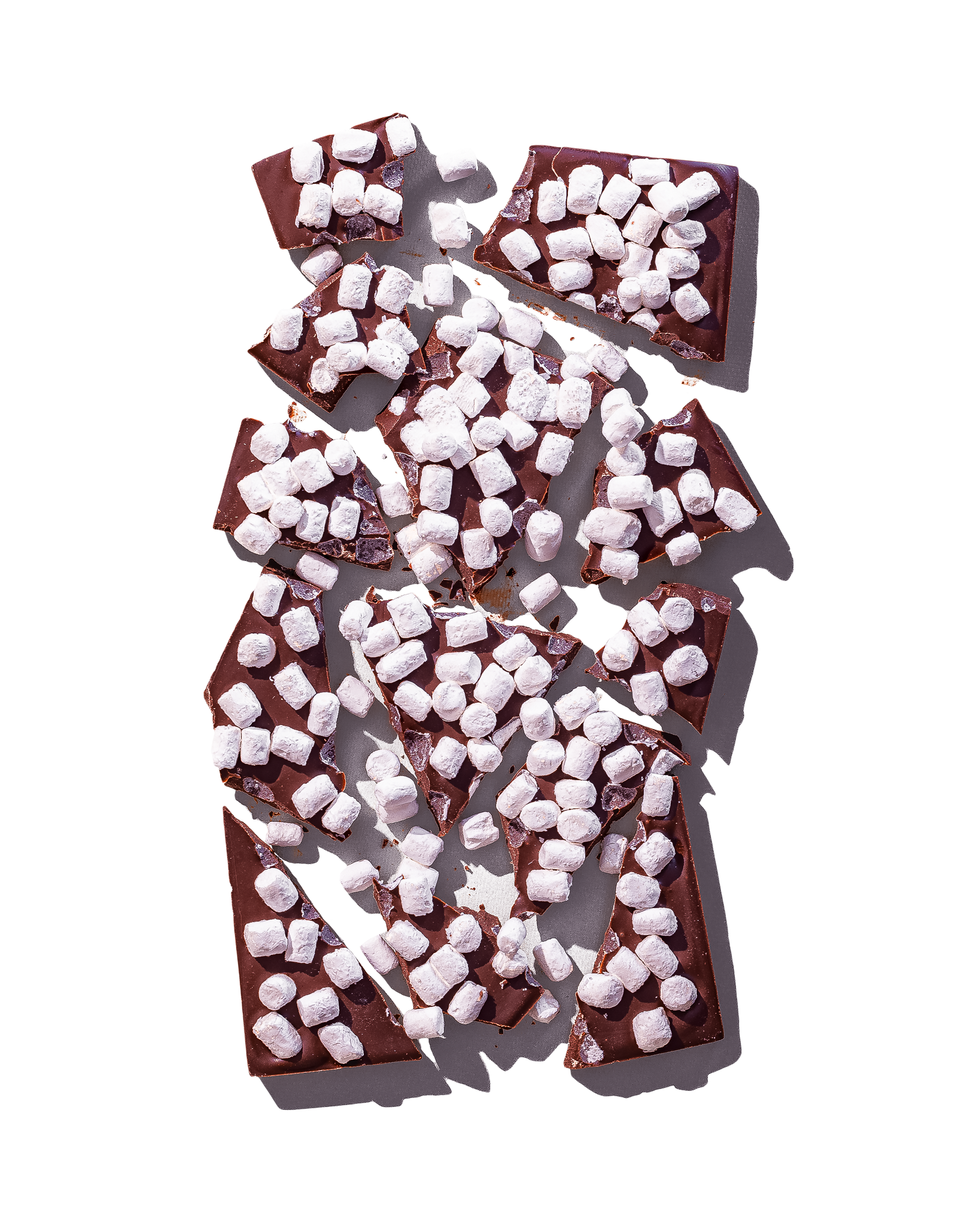 Compartés Hot Cocoa Marshmallow dark chocolate bar topped with mini marshmallows