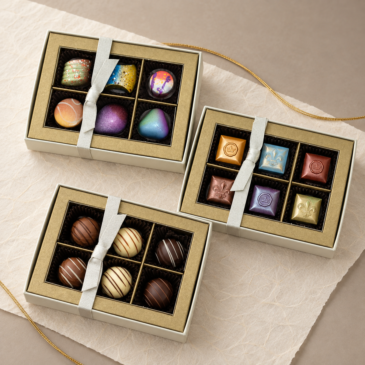 Office Greeting Chocolate Trio