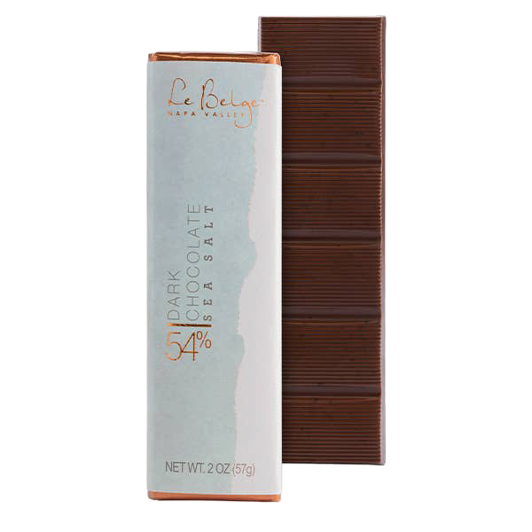 Le Belge Signature 54% Sea Salt Dark Chocolate Bar