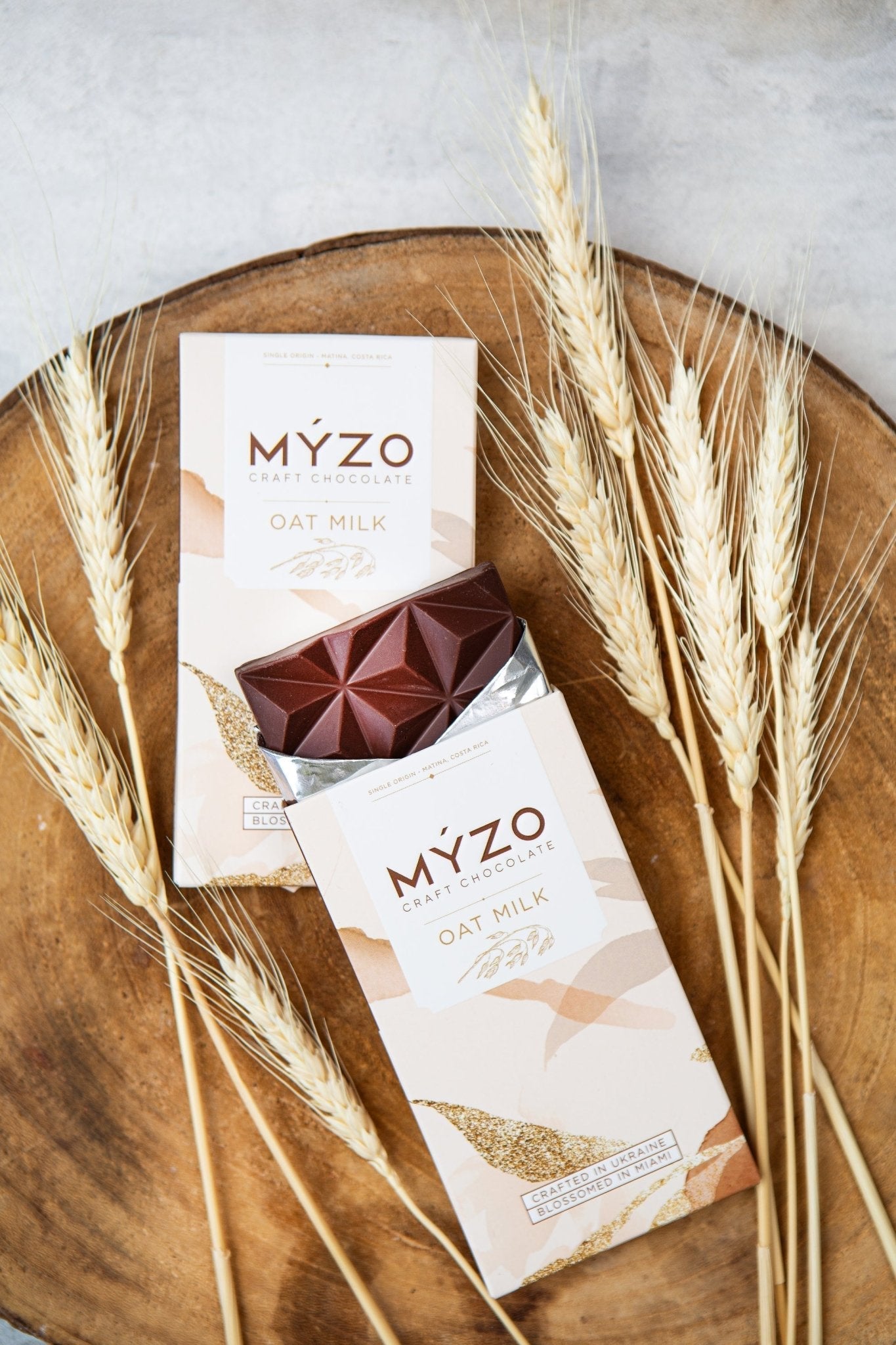 MYZO 48% Oat Milk Chocolate Bar alternate product view 2