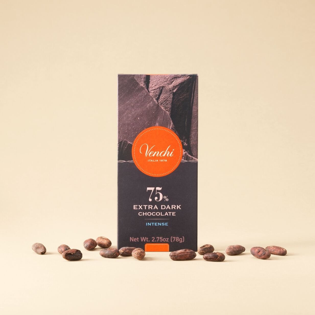 Venchi 75% Extra Dark Chocolate Bar alternate product view 2