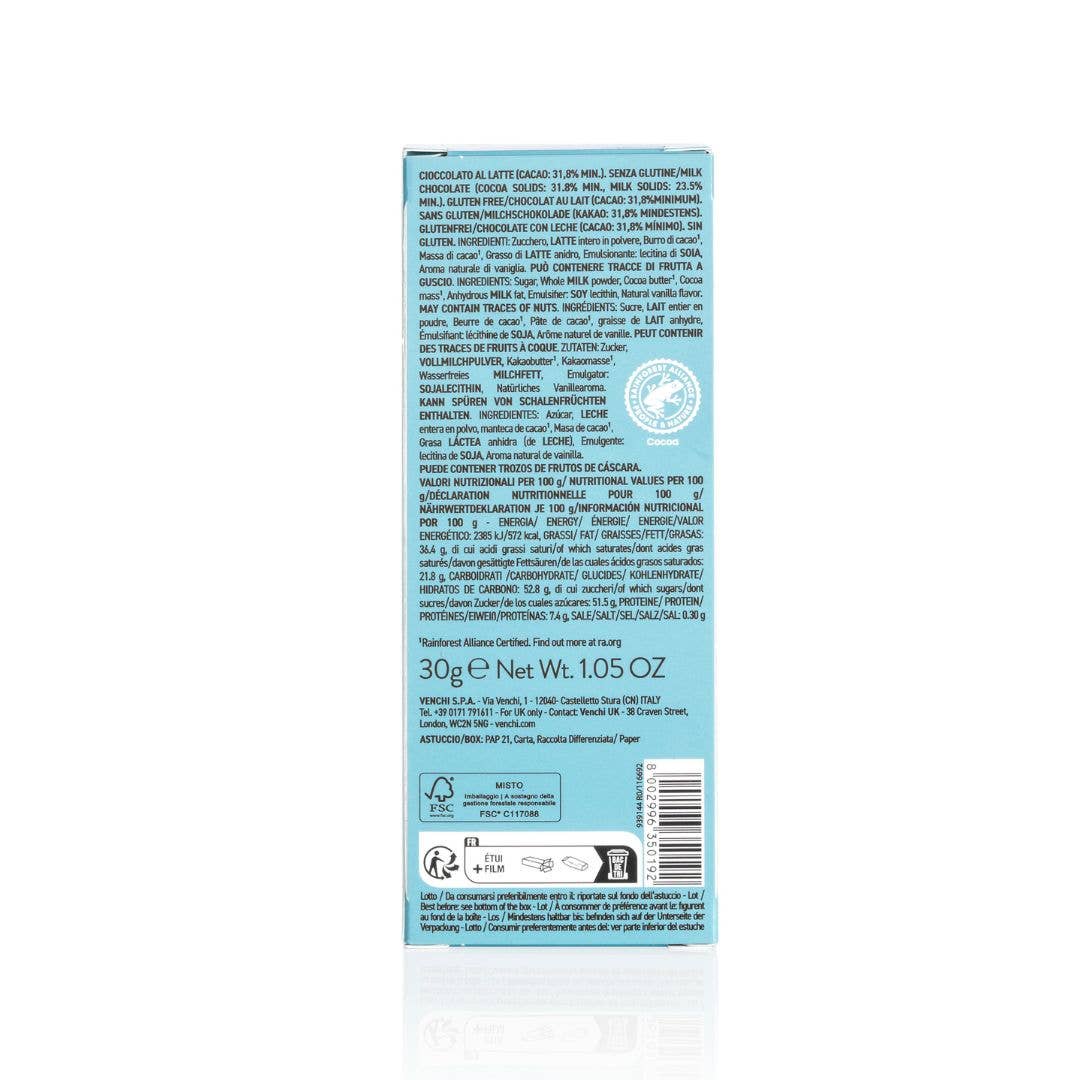 Venchi Mini Milk Chocolate Bar alternate product view 4