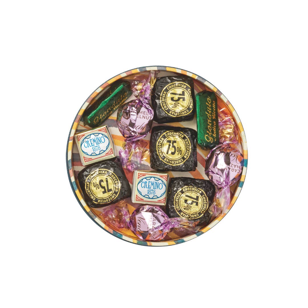 Venchi Murrine Small Round Chocolate Gift Box alternate product view 1