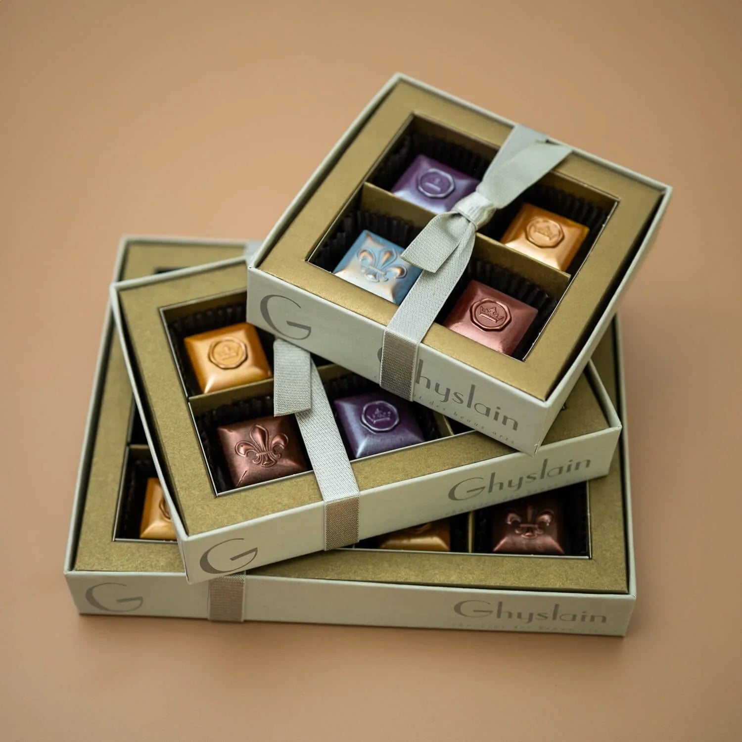 Ghyslain Collection de Caramel 4-Piece Chocolate Box alternate product view 2