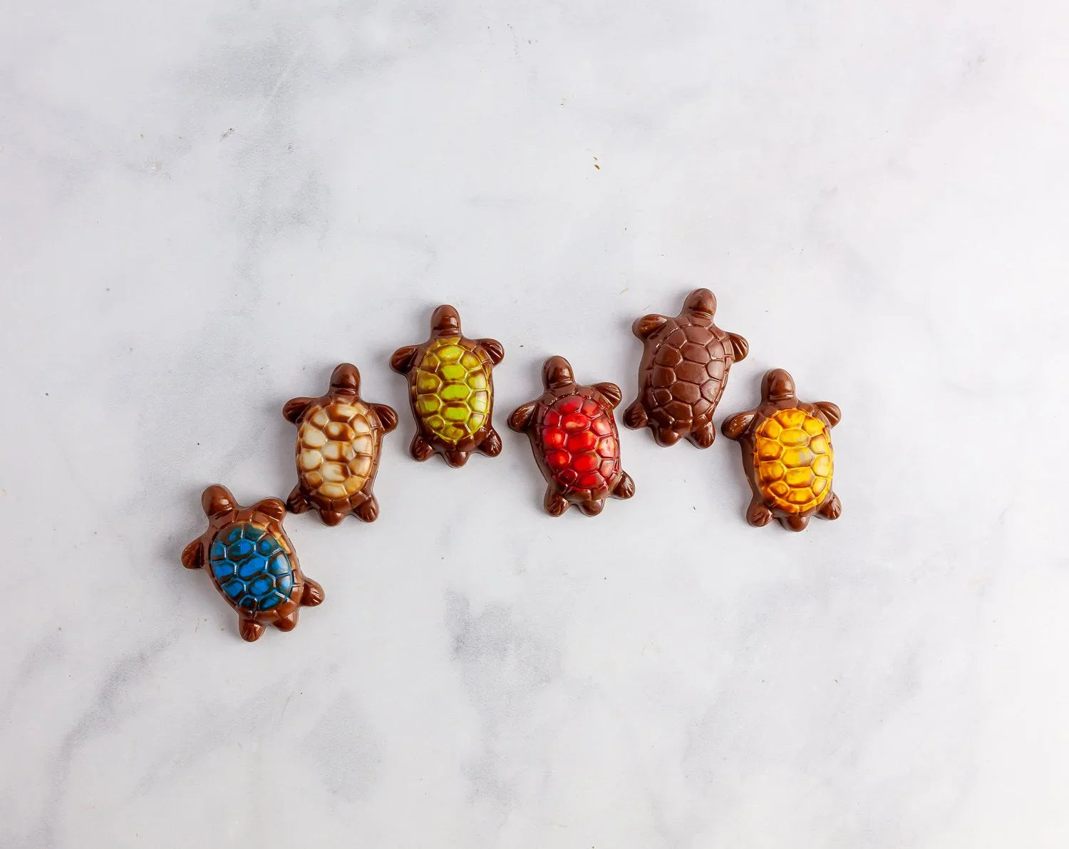 Ghyslain Coral Mosaique chocolates with butter caramel and toasted nuts
