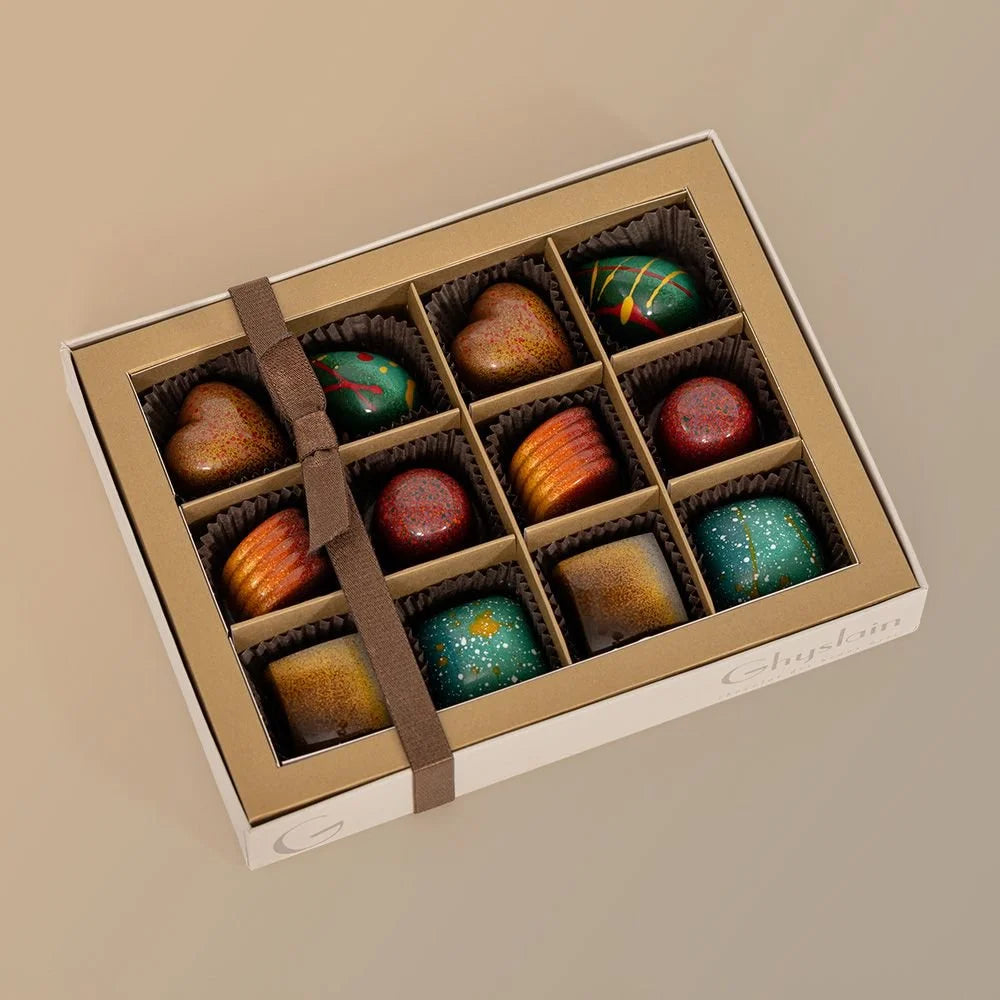 Ghyslain twelve-piece fall chocolate window box