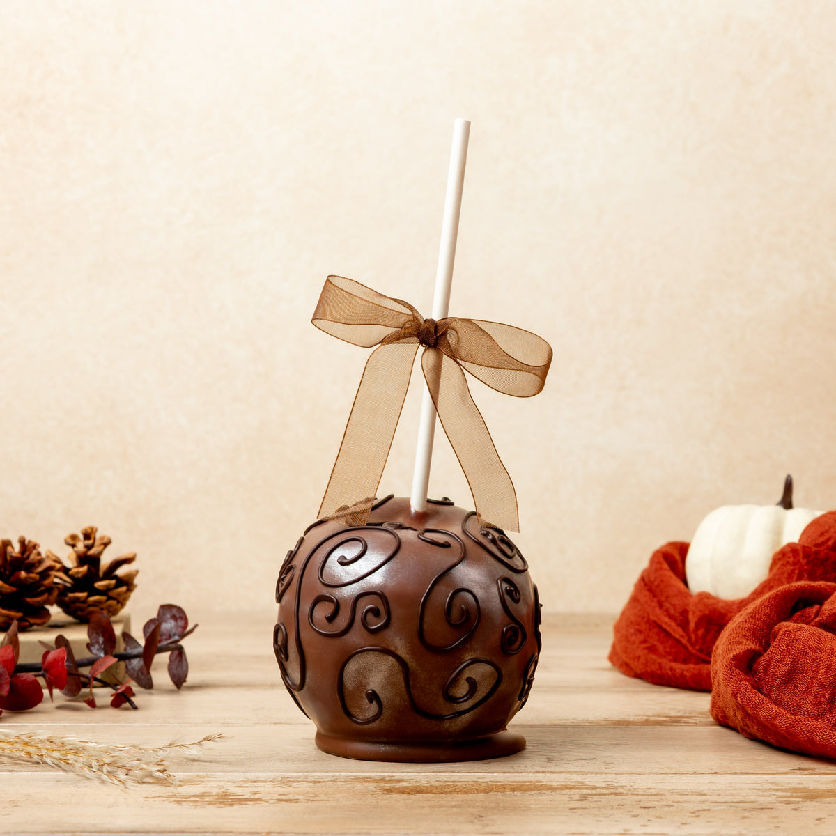 Enjou autumn swirl chocolate caramel apple
