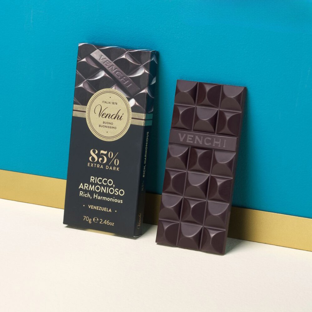 Venchi 85% Venezuelan Extra Dark Chocolate Bar
