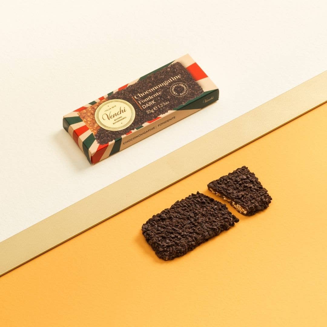 Venchi ChocoNougatine Dark Chocolate Snack Bar