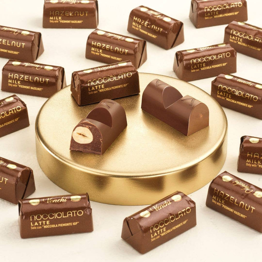 Whole Hazelnut & Milk Chocolate Ingot